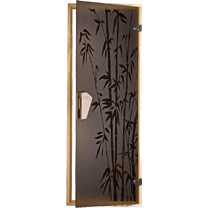 Двері для бані і сауни Tesli Бамбуковий ліс 1900x700 фото