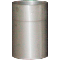 Труба одностінна 0,3м Ø250мм 1,0мм AISI 304 з нержавіючої сталі фото