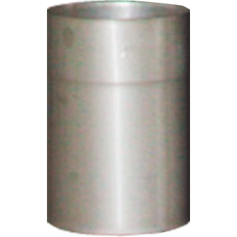 Труба одностінна 0,3м Ø250мм 1,0мм AISI 304 з нержавіючої сталі фото, ціна