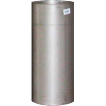 Труба одностінна 0,5м Ø130мм 1,0мм AISI 304 з нержавіючої сталі фото, ціна