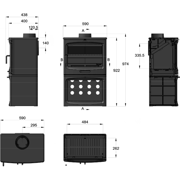 Піч опалювальна Ravan Nevada фото 3, ціна Піч опалювальна Ravan Nevada фото 2, ціна