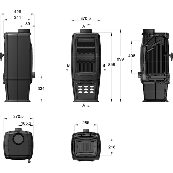Піч опалювальна Ravan Incorta фото 2, ціна