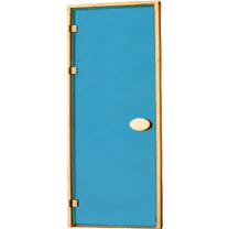 Двері для бані і сауни Pal Сині 1900x700 фото