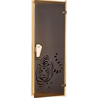 Двері для бані і сауни Tesli Тигр 1900x700 фото, ціна