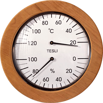 Термогігрометр Tesli Ø145мм фото, ціна