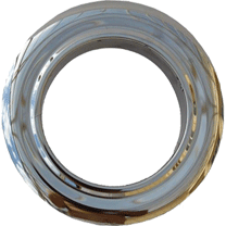 Розета (для двостінних) Ø180мм з нержавіючої сталі фото