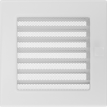 Вентиляційна решітка Kratki 17x17 біла жалюзі фото, ціна